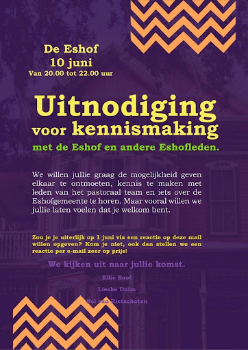 uitnodiging voor kennismaking