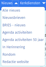 Submenu Nieuws